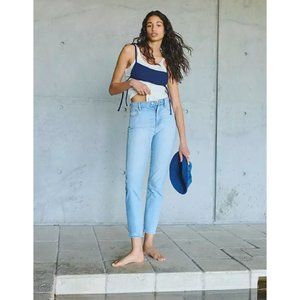 Madewell The Perfect Vintage Jean High Rise Straight Leg Rigid Fitzgerald Wash